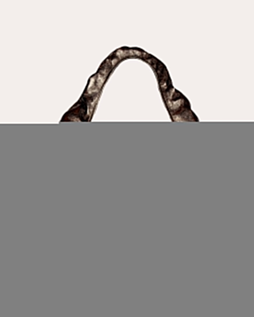 Medium Cloud Metallic-Leather Shoulder Bag