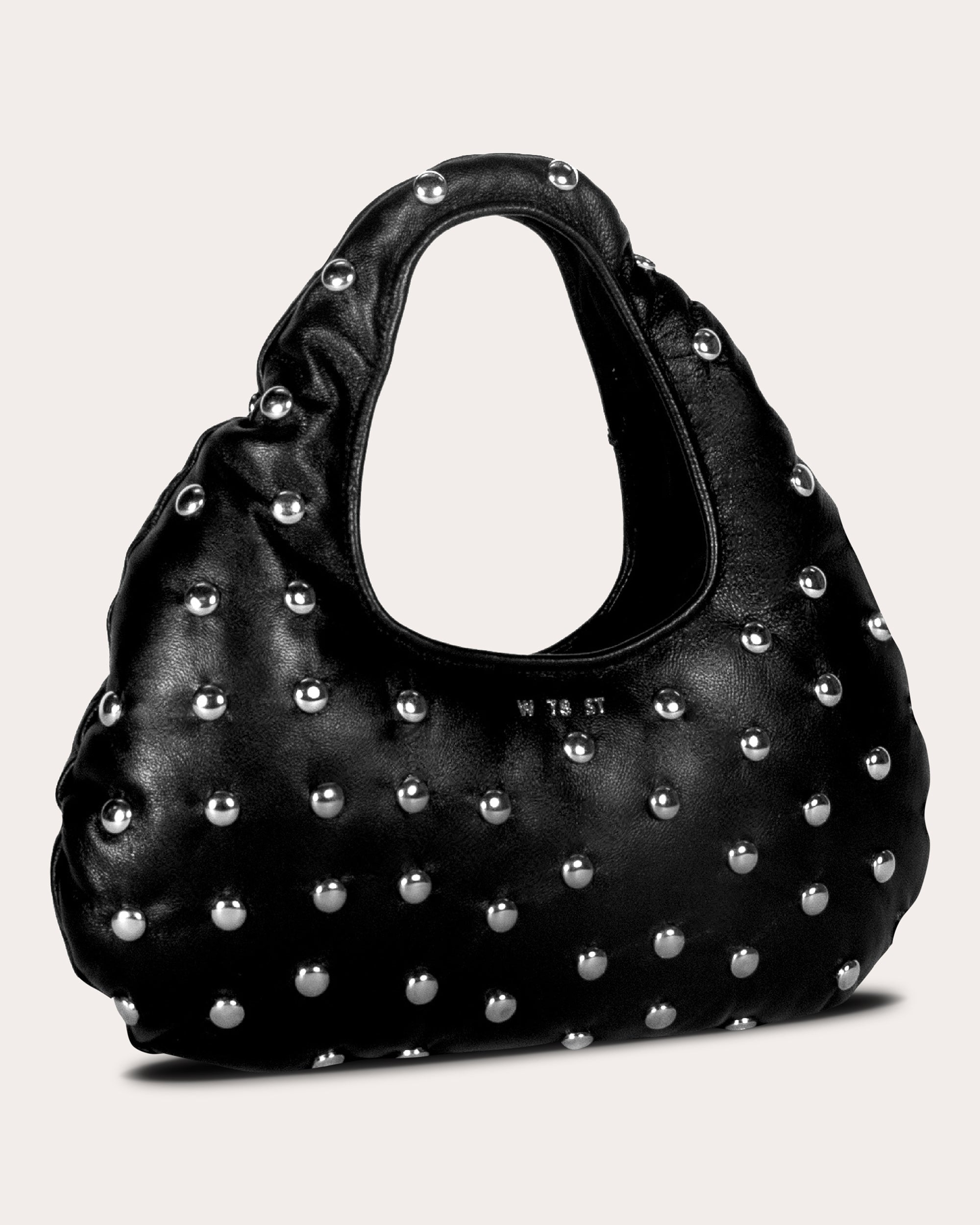 Micro Cloud Studded-Leather Tote