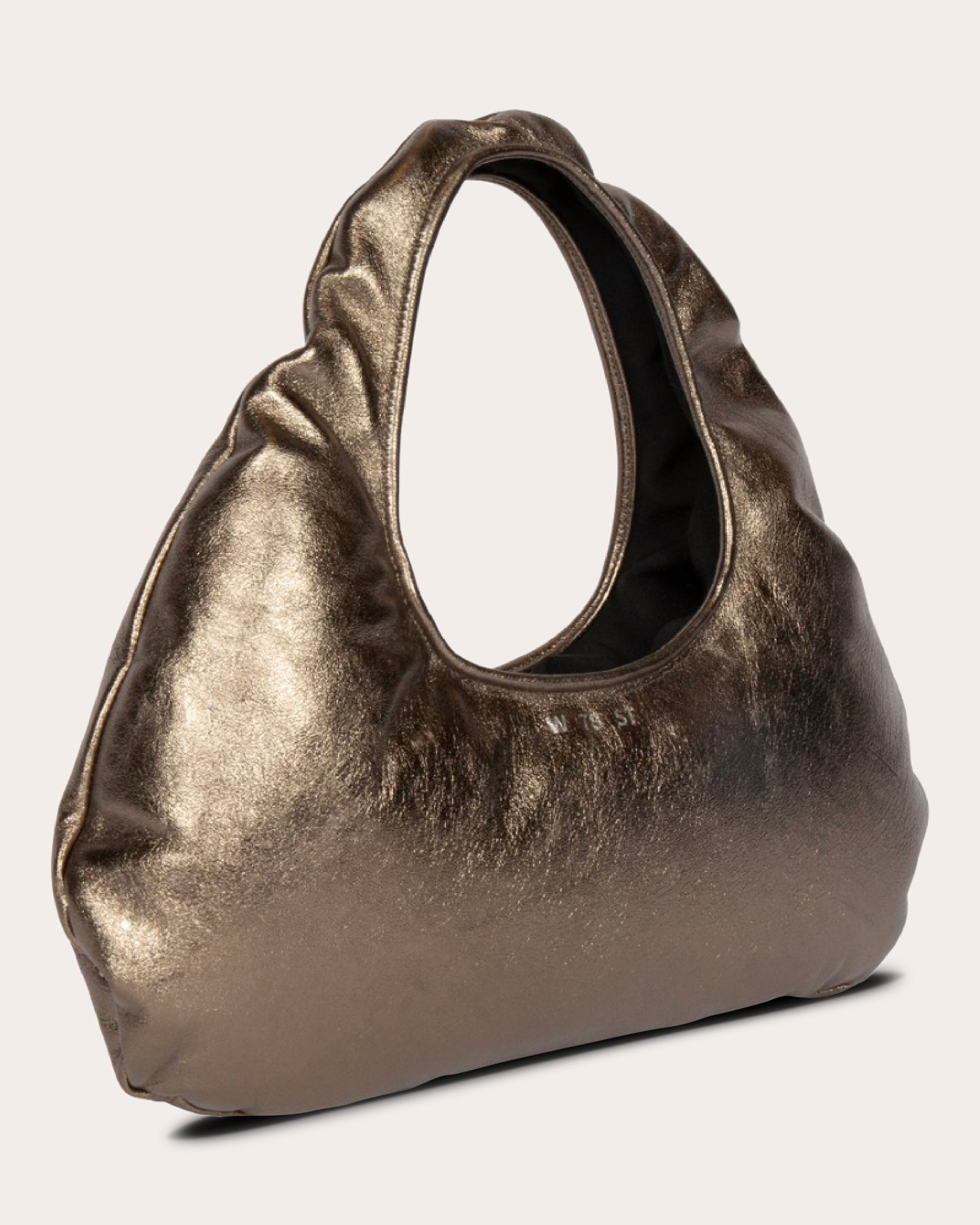 Micro Cloud Metallic-Leather Tote