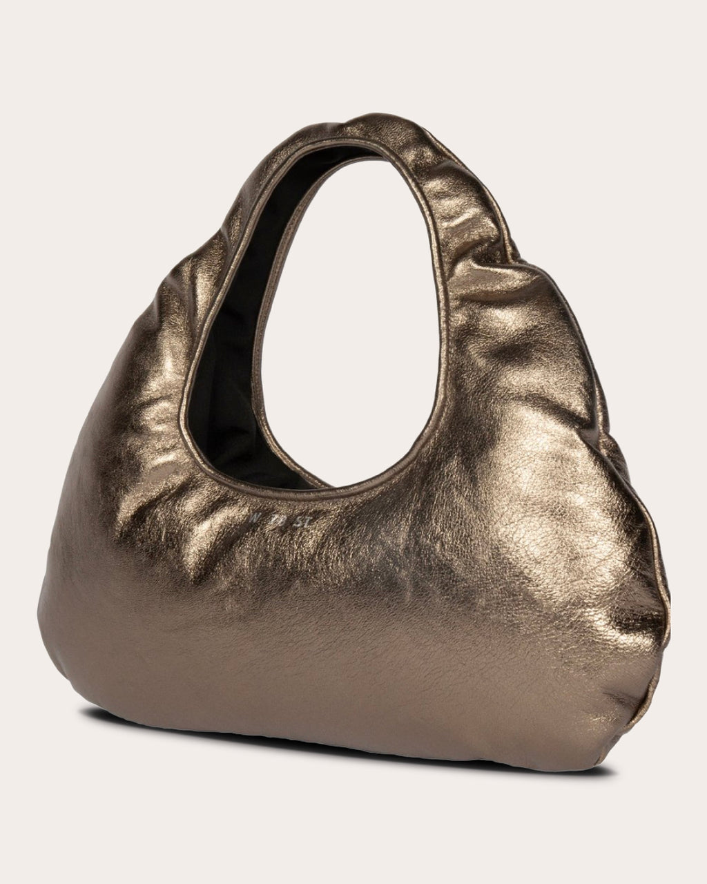 Micro Cloud Metallic-Leather Tote