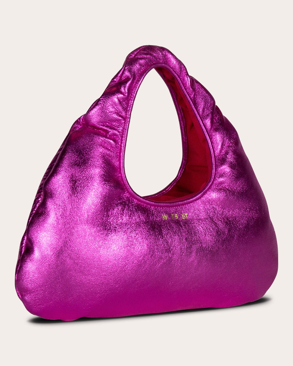 Micro Cloud Metallic-Leather Tote