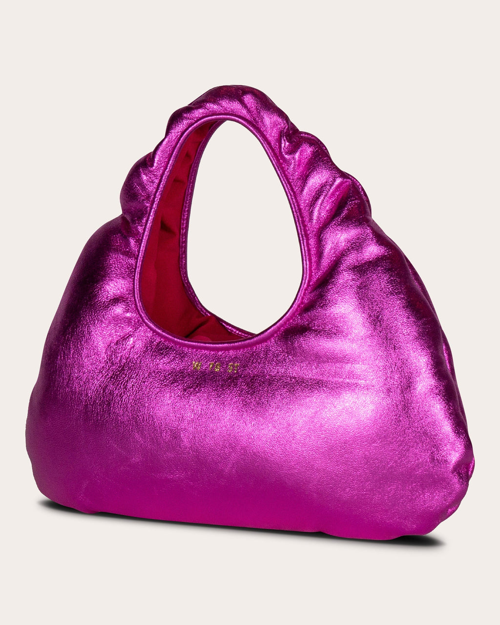 Micro Cloud Metallic-Leather Tote