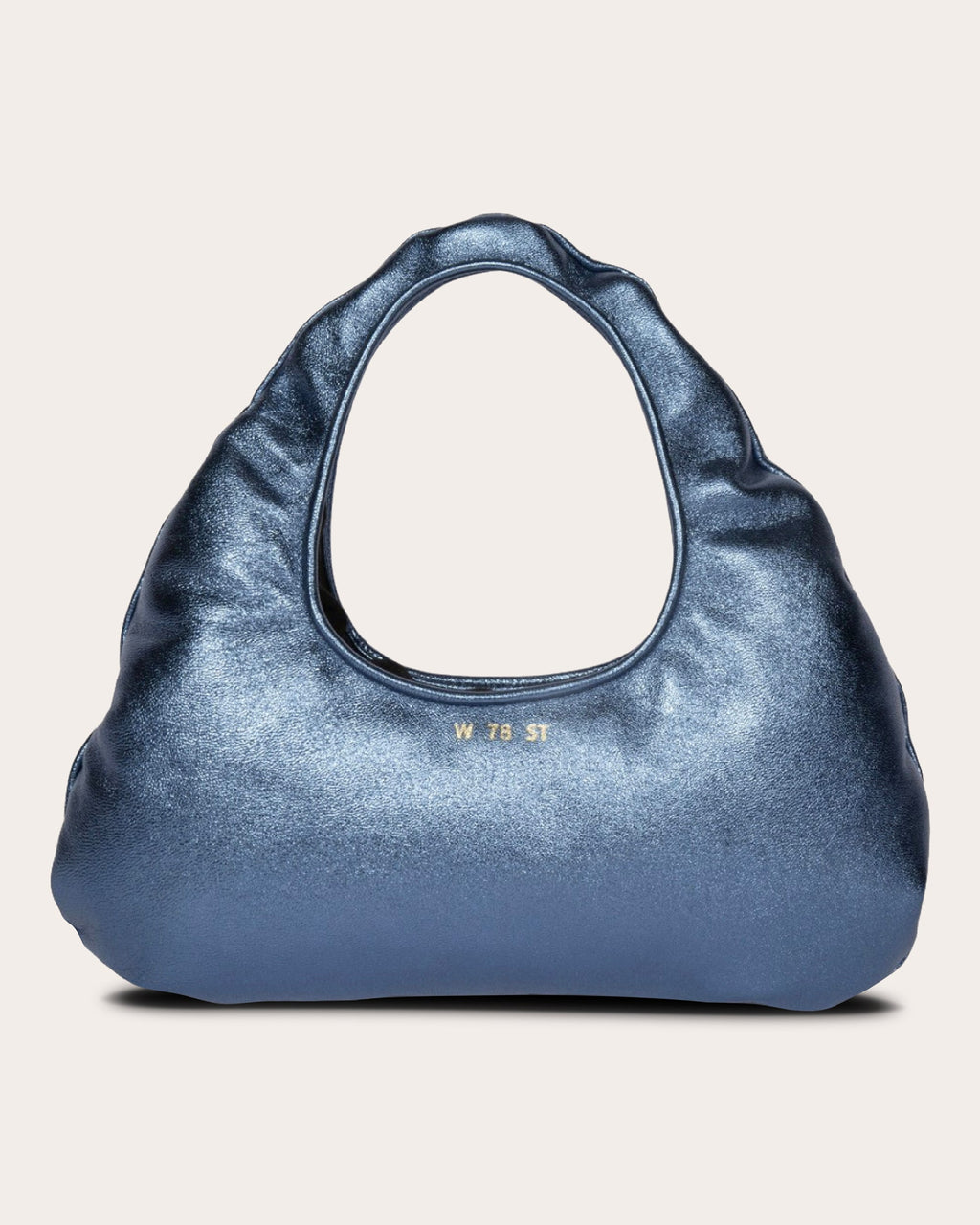 Micro Cloud Metallic-Leather Tote