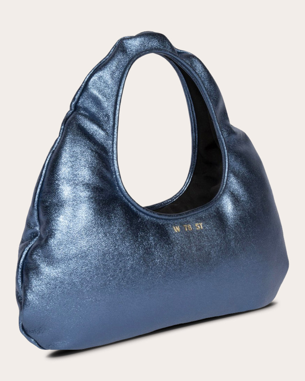 Micro Cloud Metallic-Leather Tote