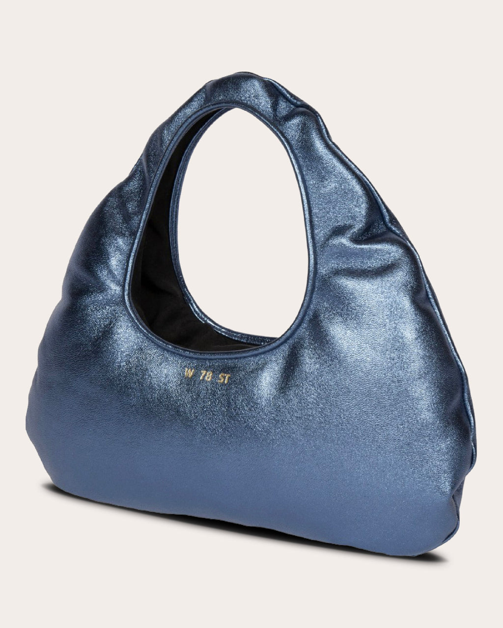 Micro Cloud Metallic-Leather Tote