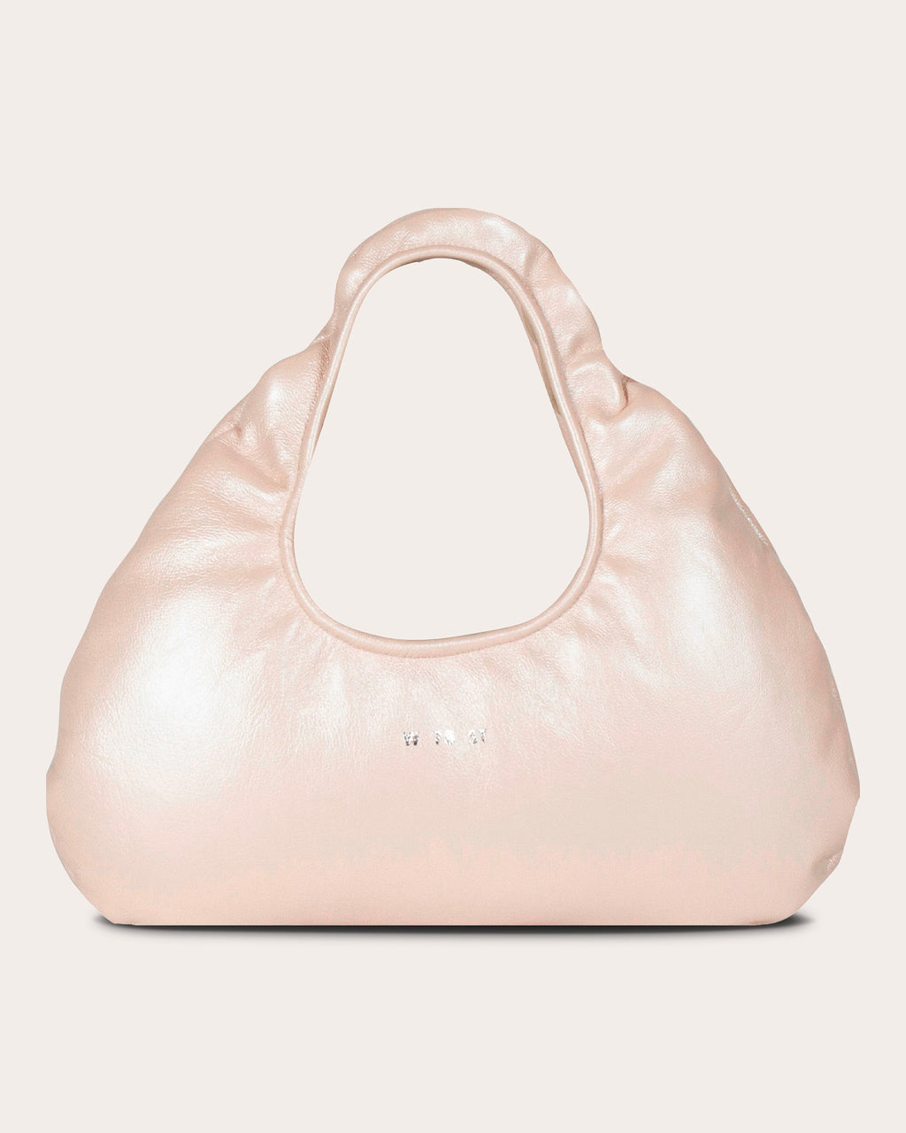Micro Cloud Pearlescent-Leather Tote