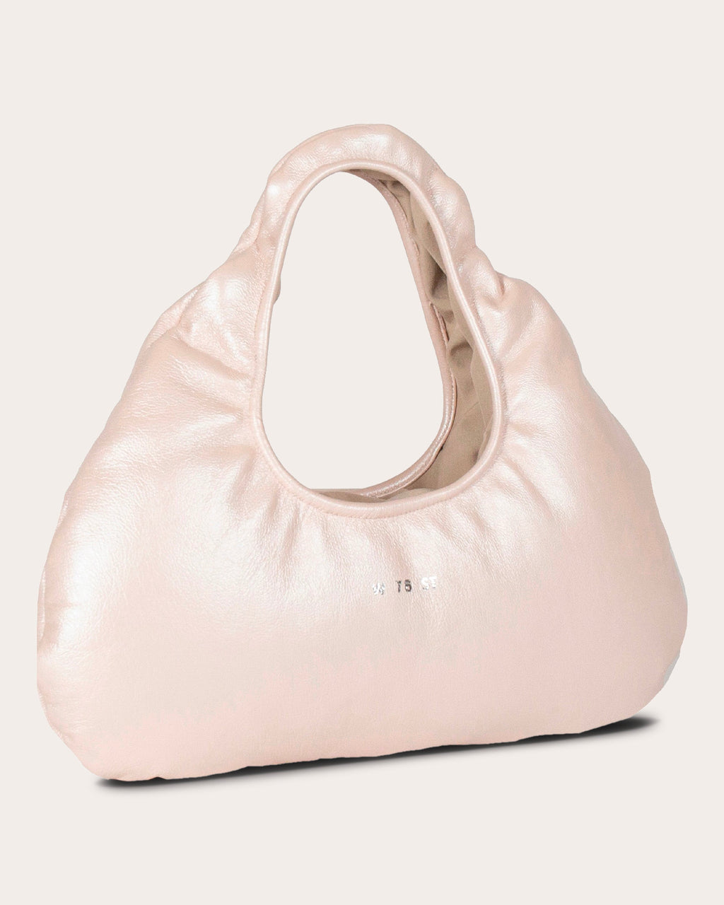 Micro Cloud Pearlescent-Leather Tote
