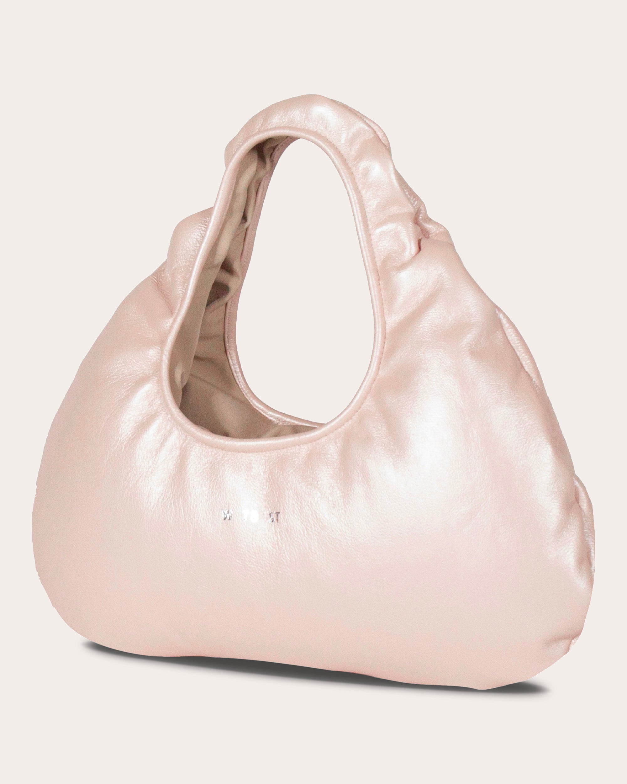 Micro Cloud Pearlescent-Leather Tote