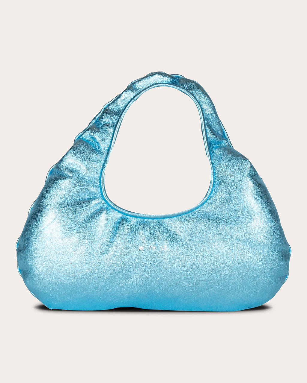 Micro Cloud Pearlescent-Leather Tote