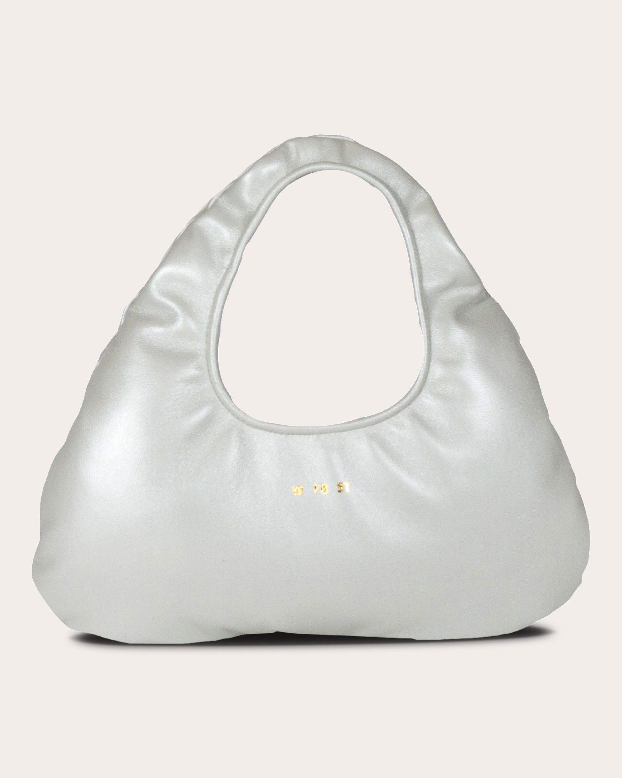 Micro Cloud Pearlescent-Leather Tote