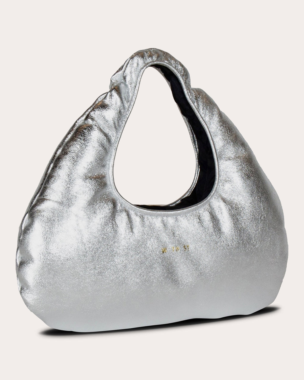 Micro Cloud Metallic-Leather Tote