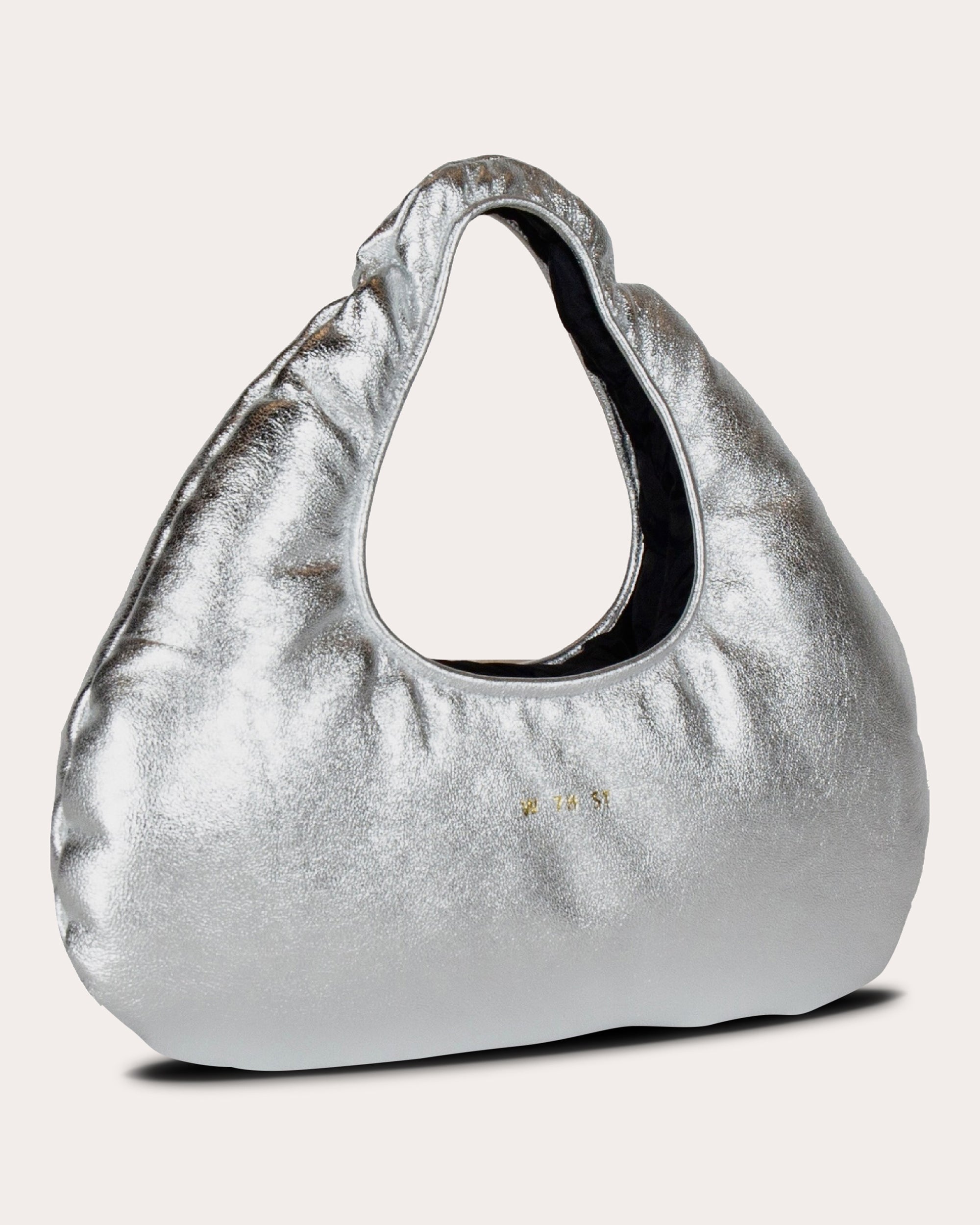 Micro Cloud Metallic-Leather Tote