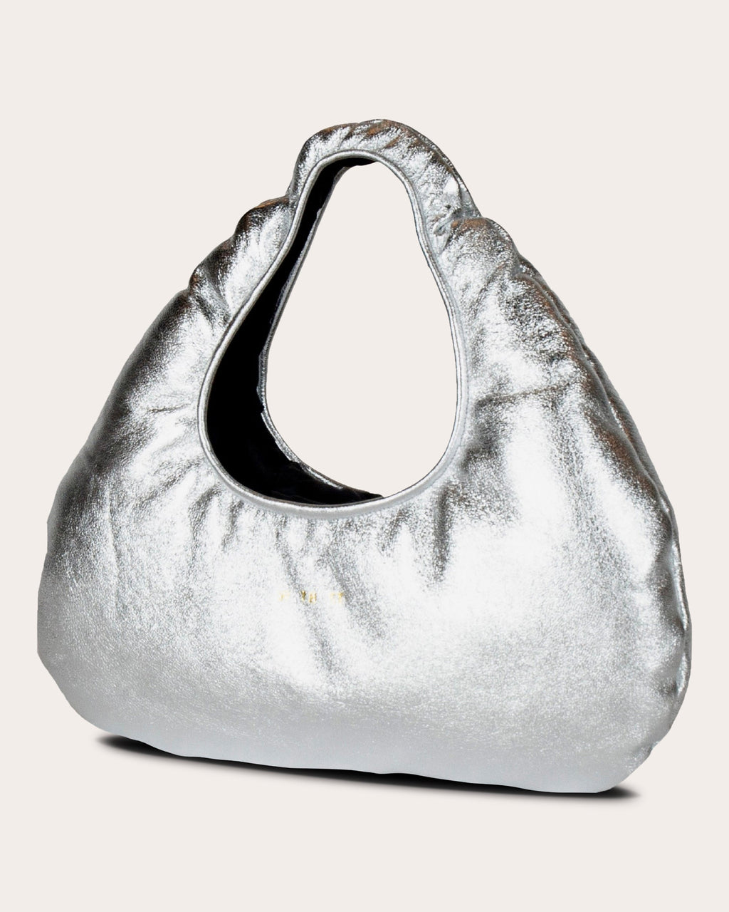 Micro Cloud Metallic-Leather Tote