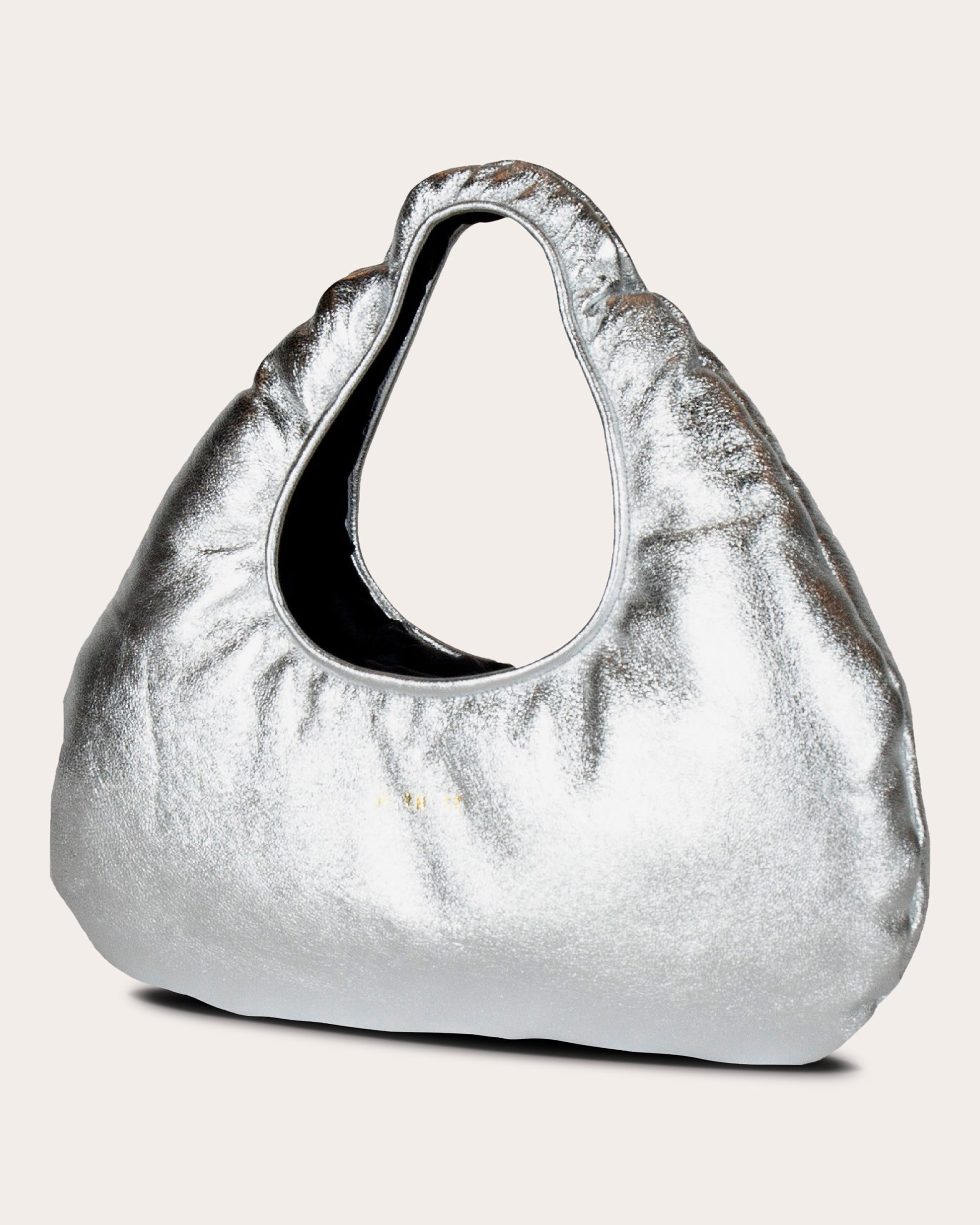 Micro Cloud Metallic-Leather Tote