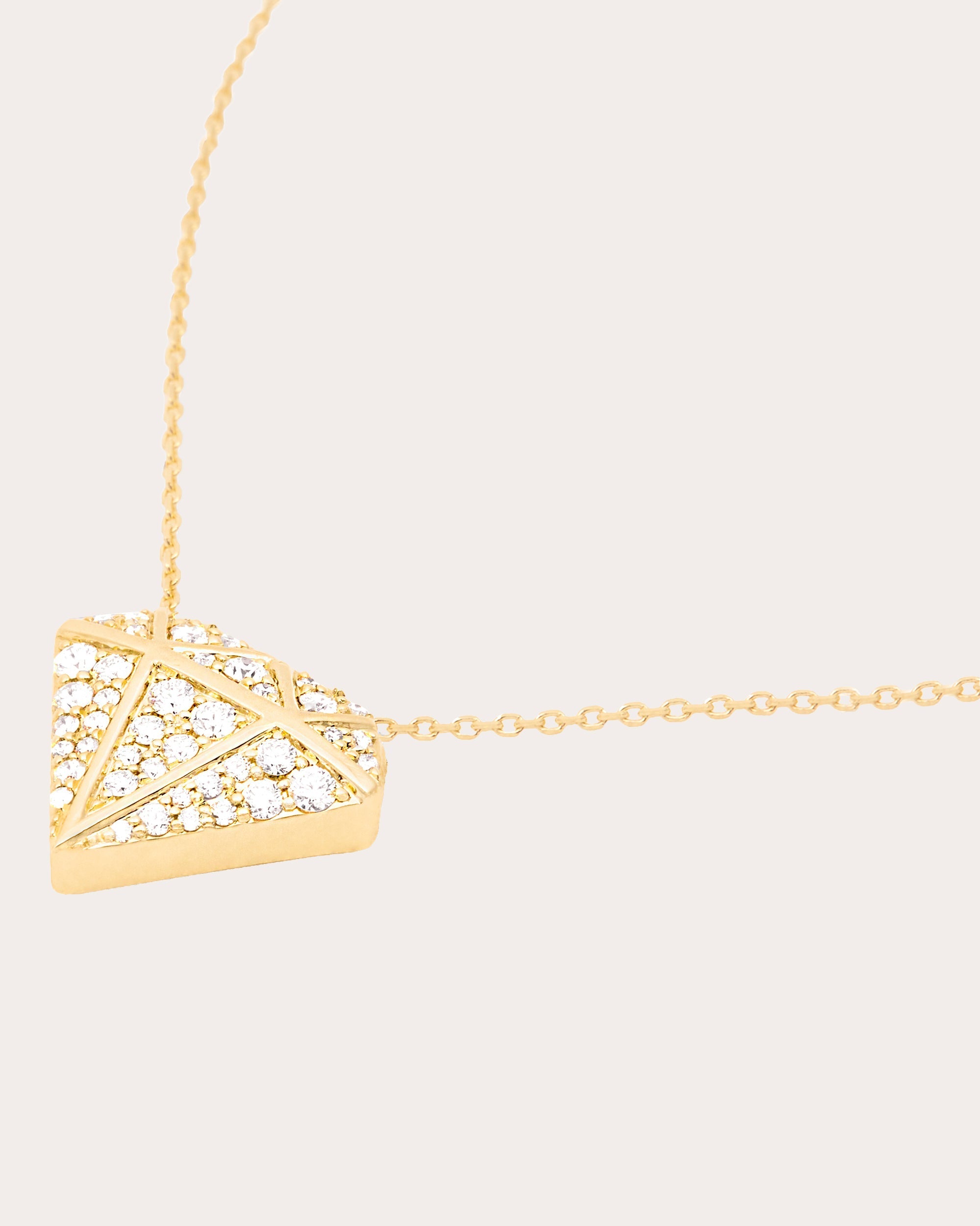 Juju 14K Gold Diamond Charm Pendant Necklace