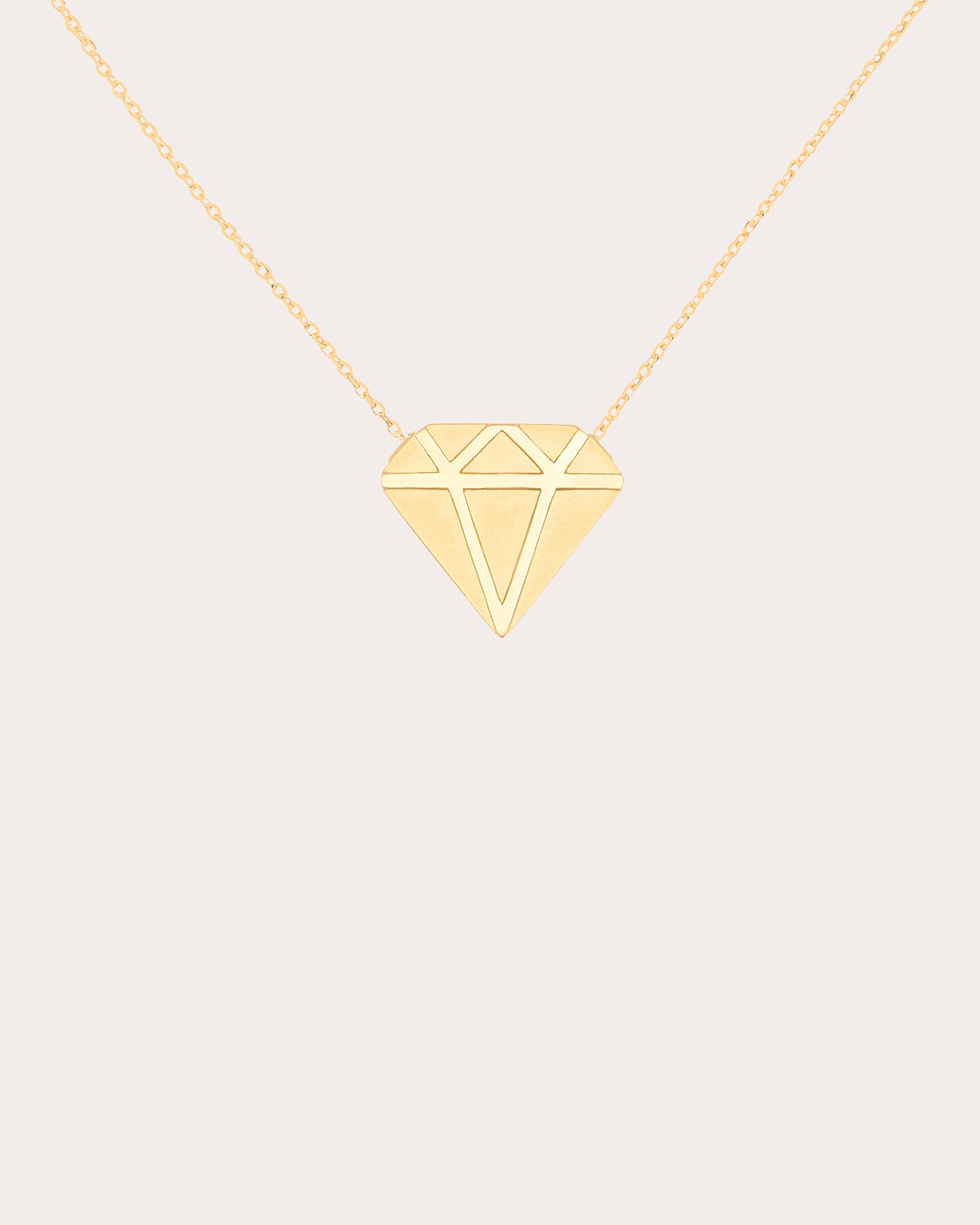 Juju 14K Gold Diamond Charm Pendant Necklace
