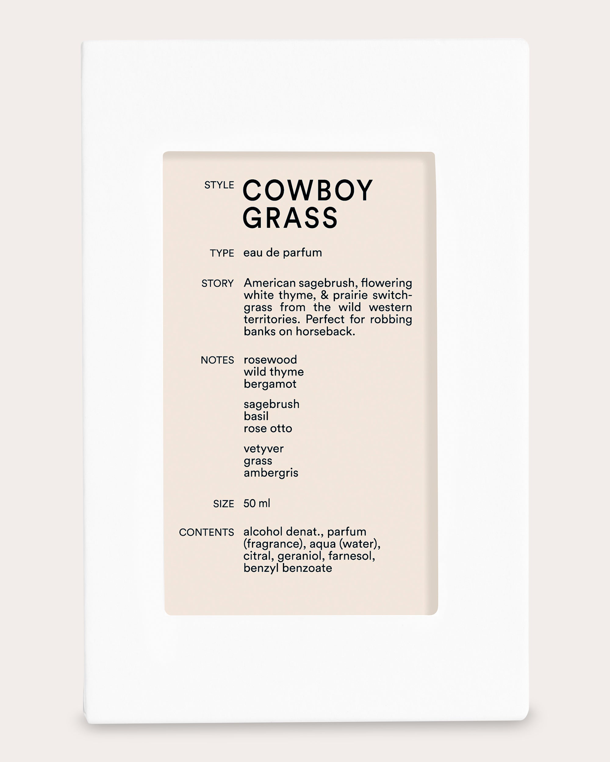 Cowboy Grass Eau de Parfum 50ml