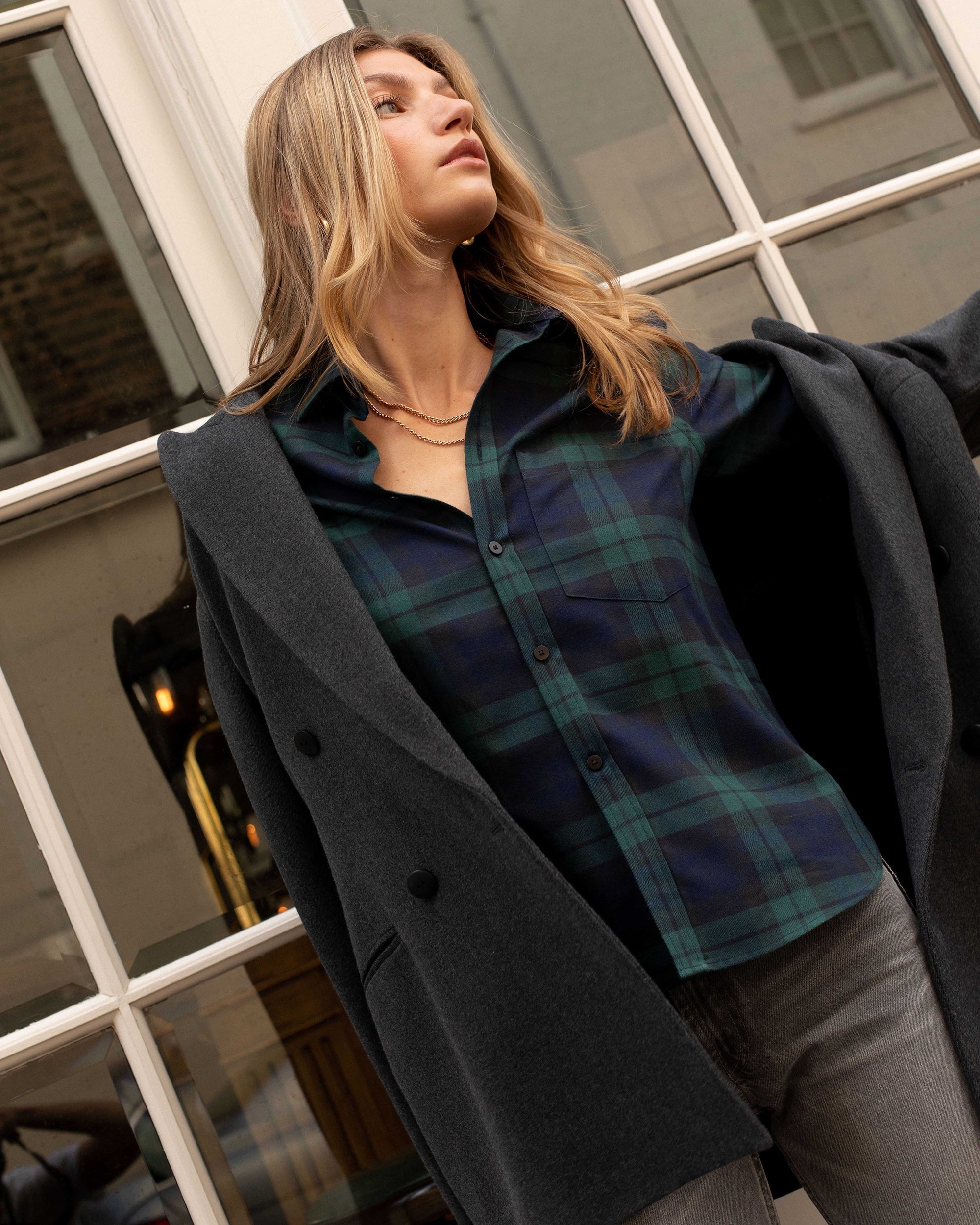 The Classic Linen Plaid Shirt