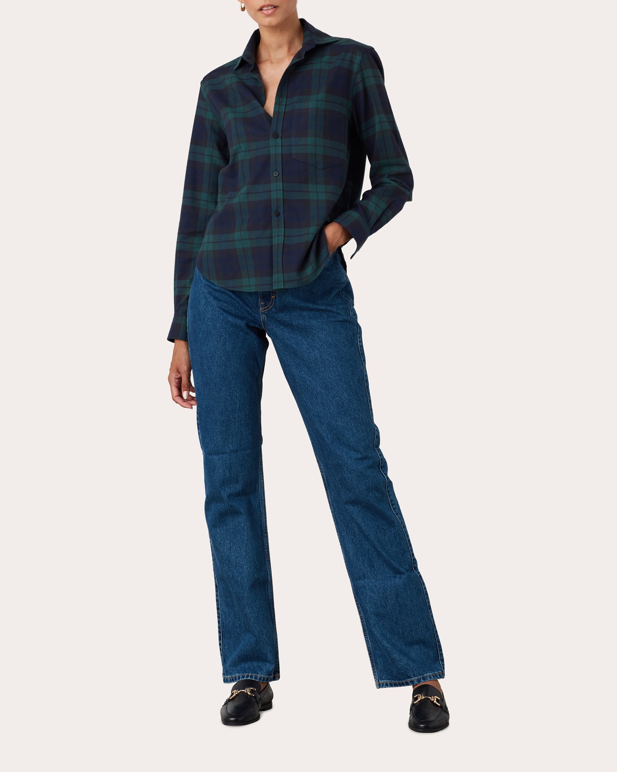 The Classic Linen Plaid Shirt
