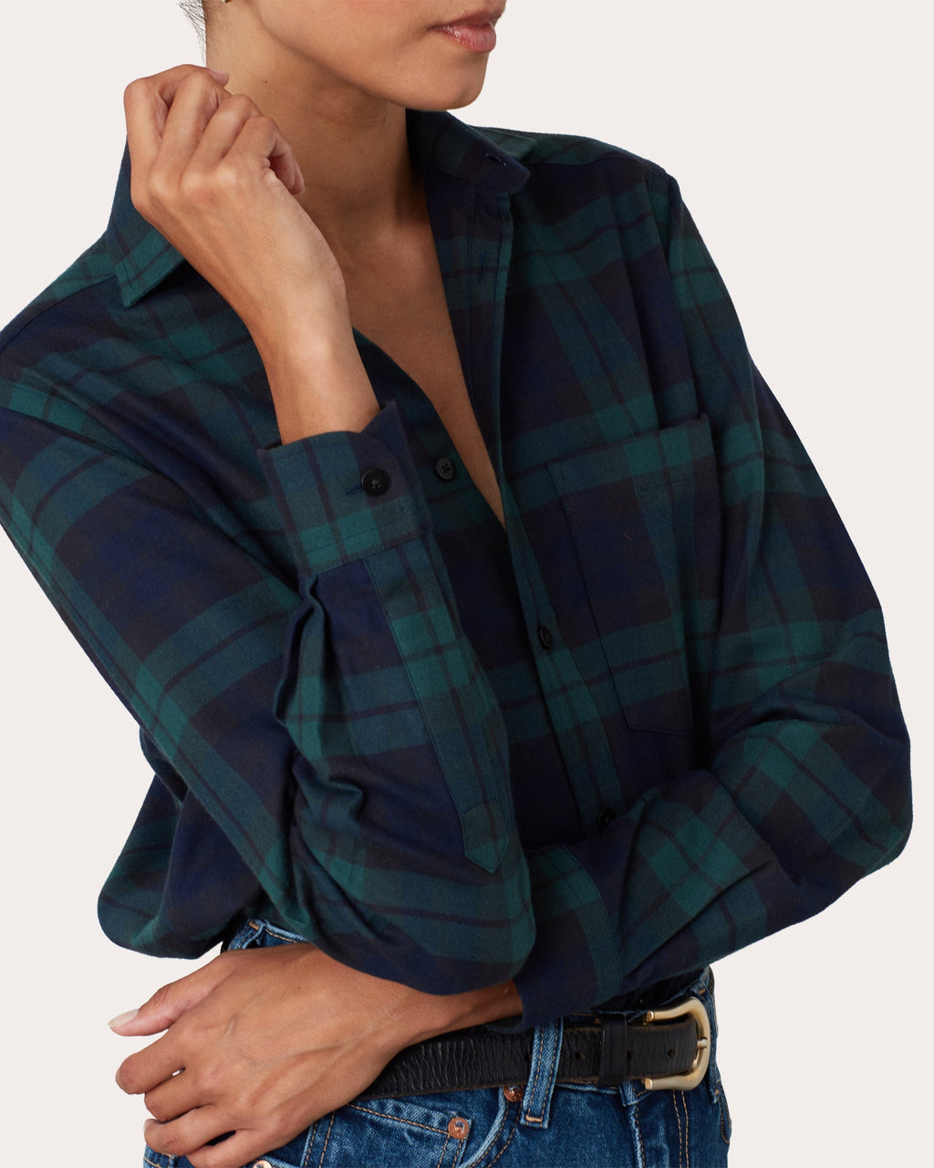 The Classic Linen Plaid Shirt