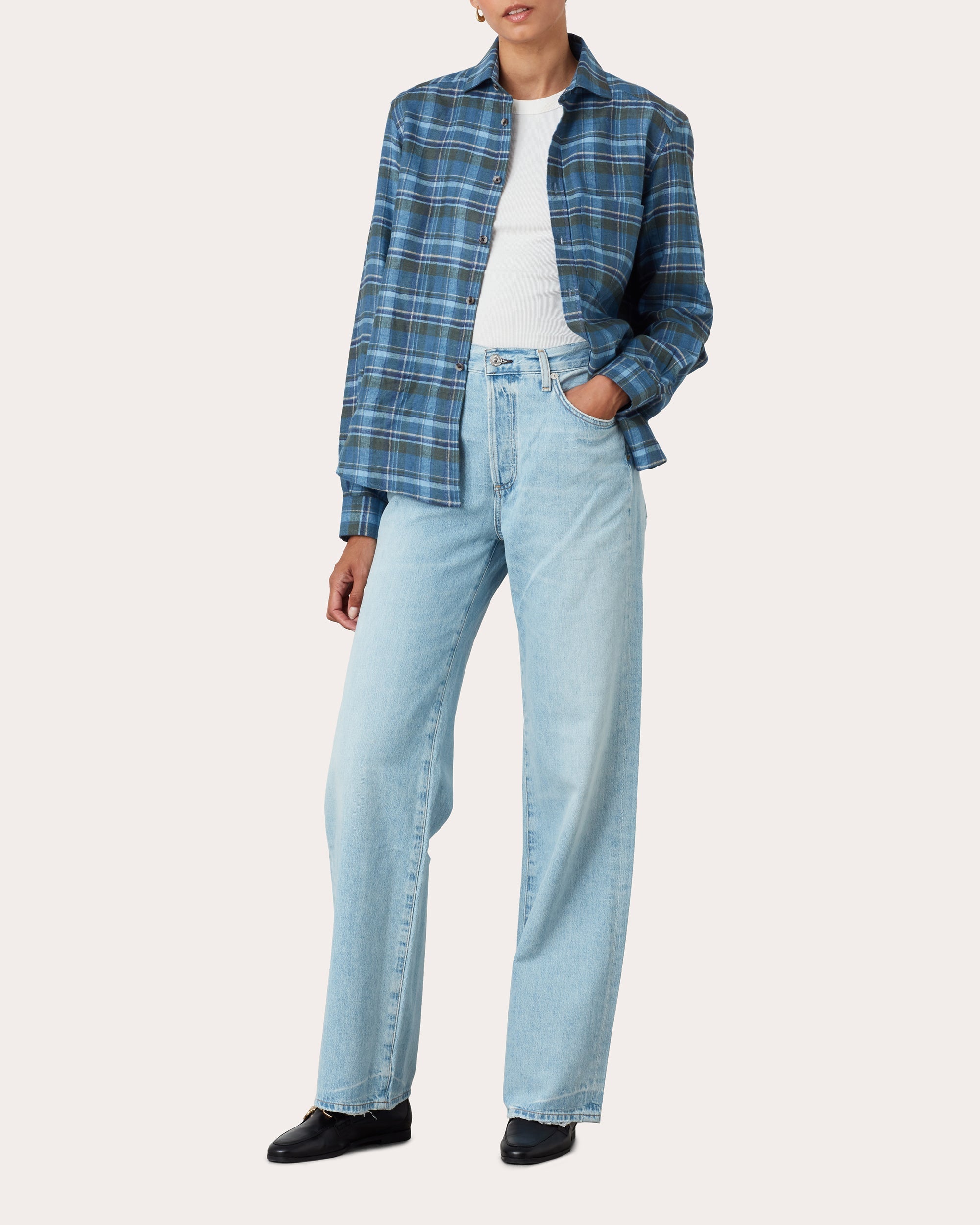 The Classic Linen Plaid Shirt