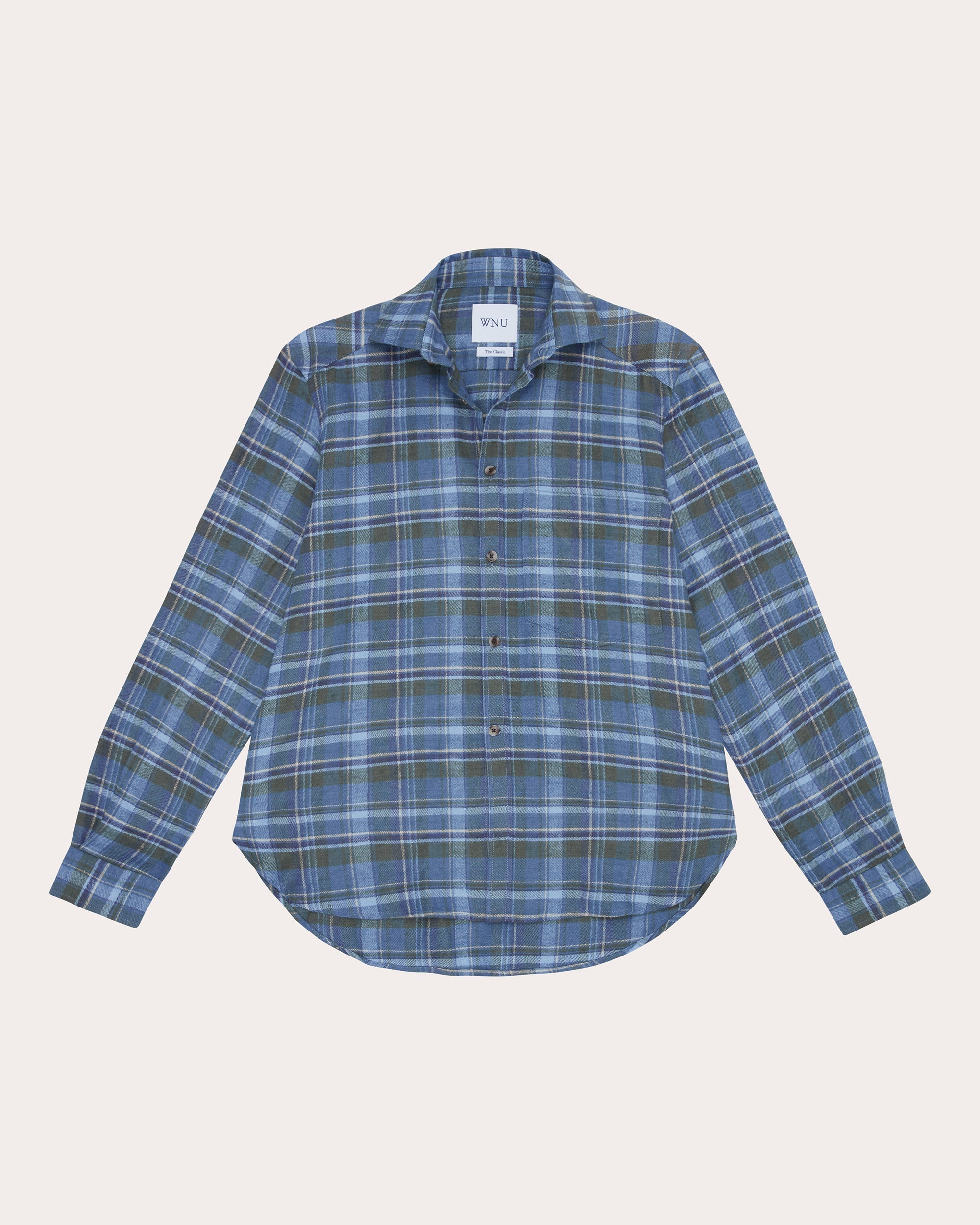 The Classic Linen Plaid Shirt