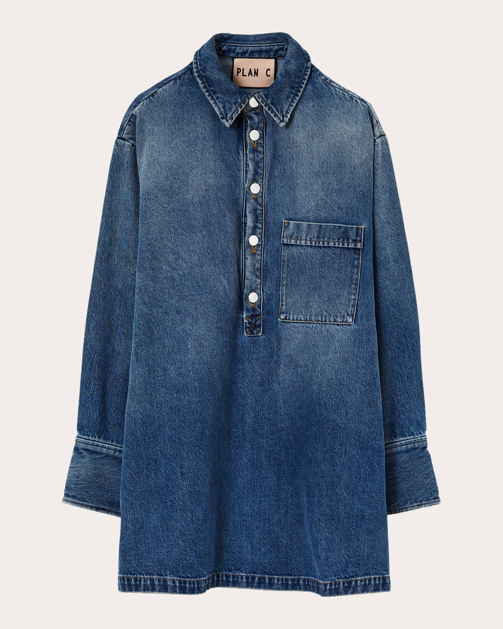 Oversized Denim Shirt