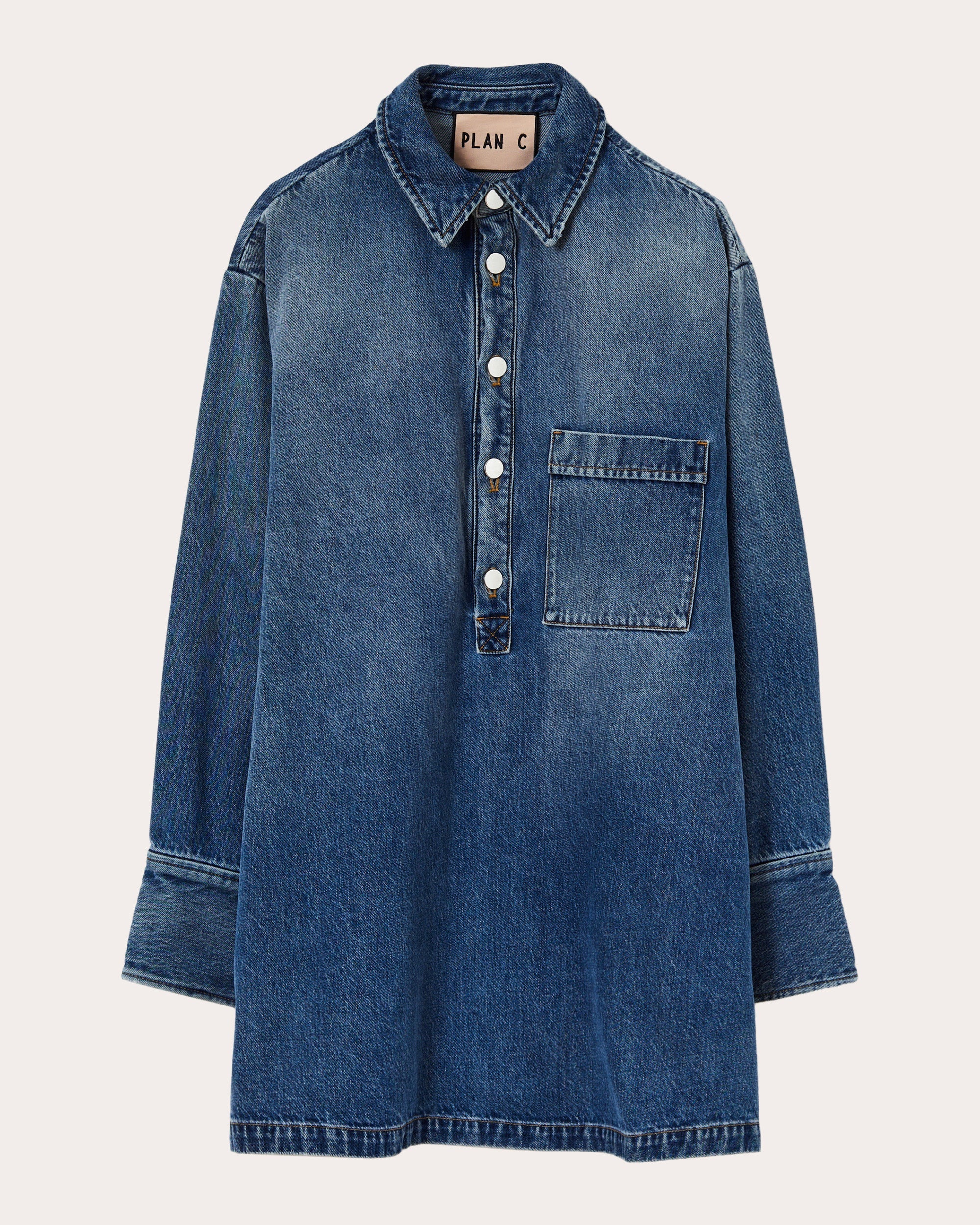 Oversized Denim Shirt