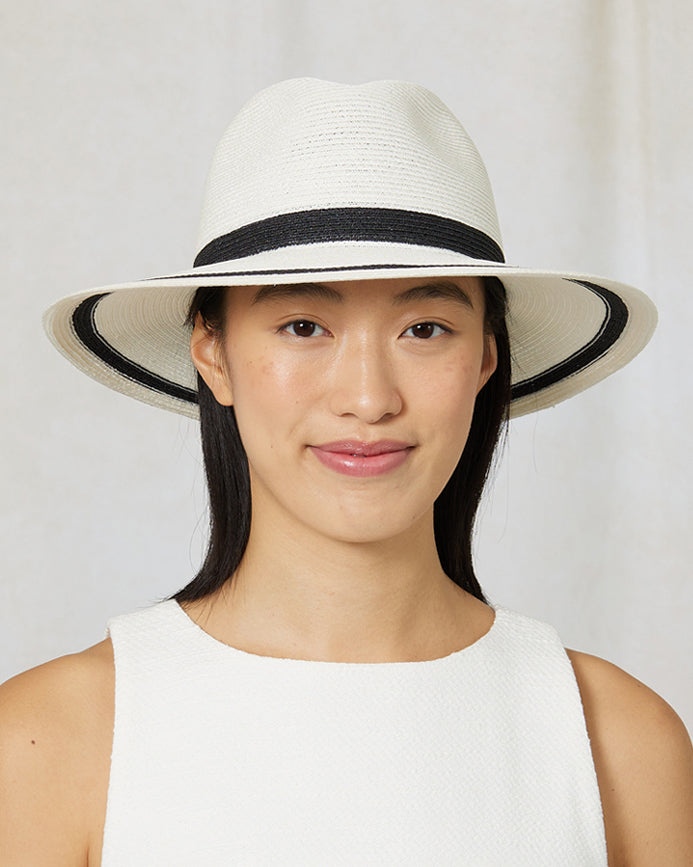 Courtney Woven Hemp Fedora