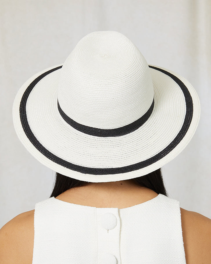 Courtney Woven Hemp Fedora