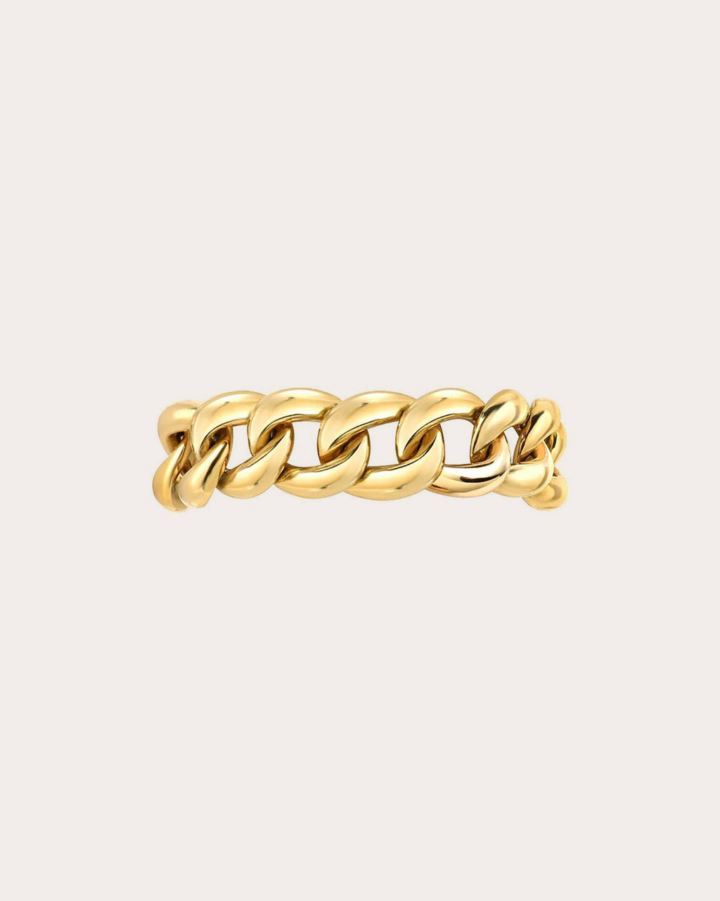 14K Cuban Link Ring