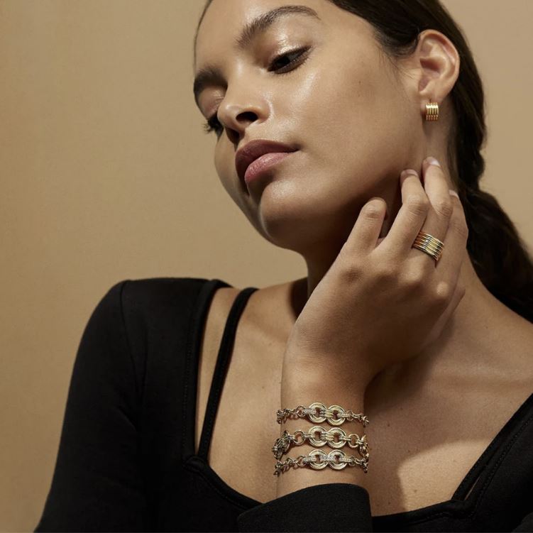 Revival 14K Gold Hoop Earrings