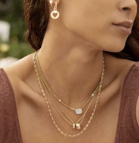 Puffy Mariner 14K Gold 20" Chain Necklace