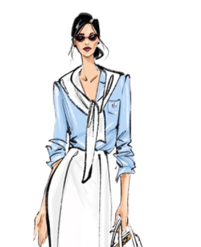 Sienna Embroidered Cotton-Silk Blend Shirt