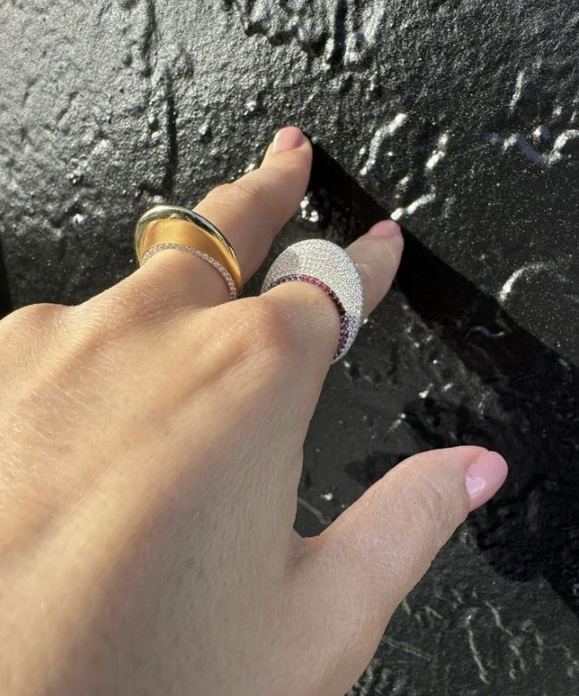 6th Orbit 14K Gold Diamond Ring