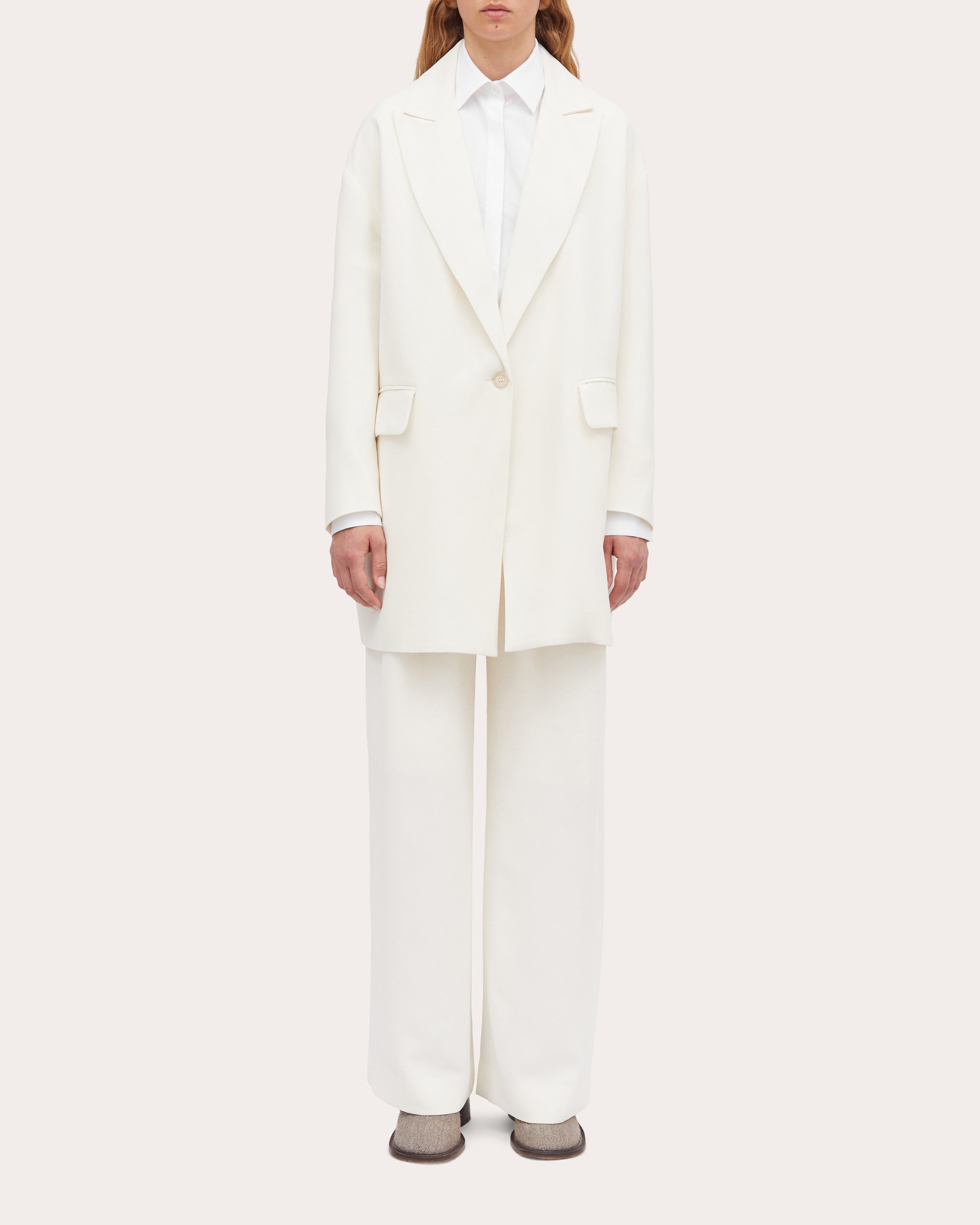 Carli Crepe-Georgette Blazer