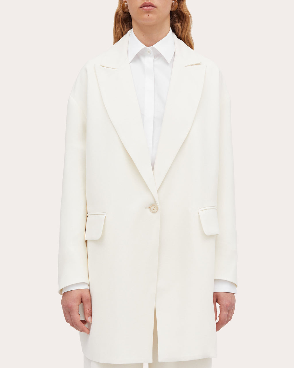Carli Crepe-Georgette Blazer