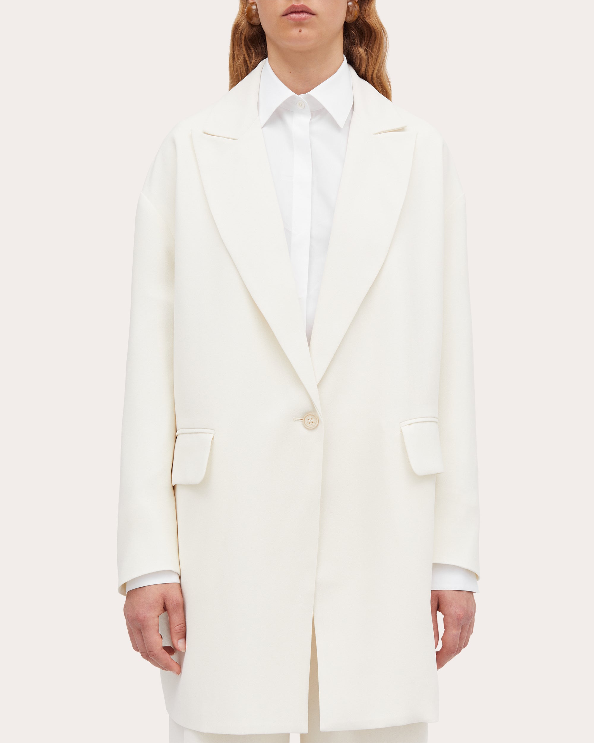 Carli Crepe-Georgette Blazer