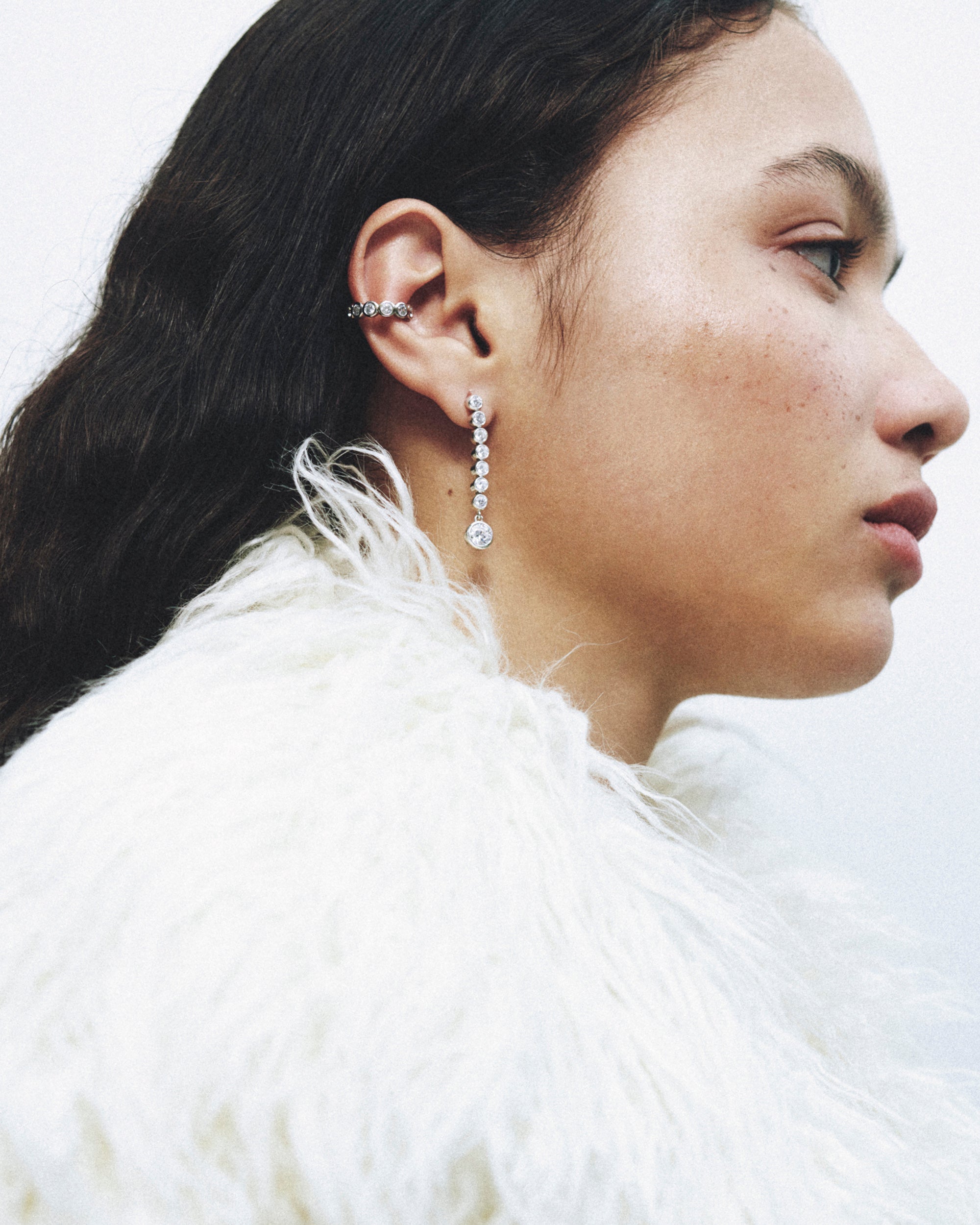 Ascent 18K Gold-Plated Silver Pearl and Cubic Zirconia Earrings