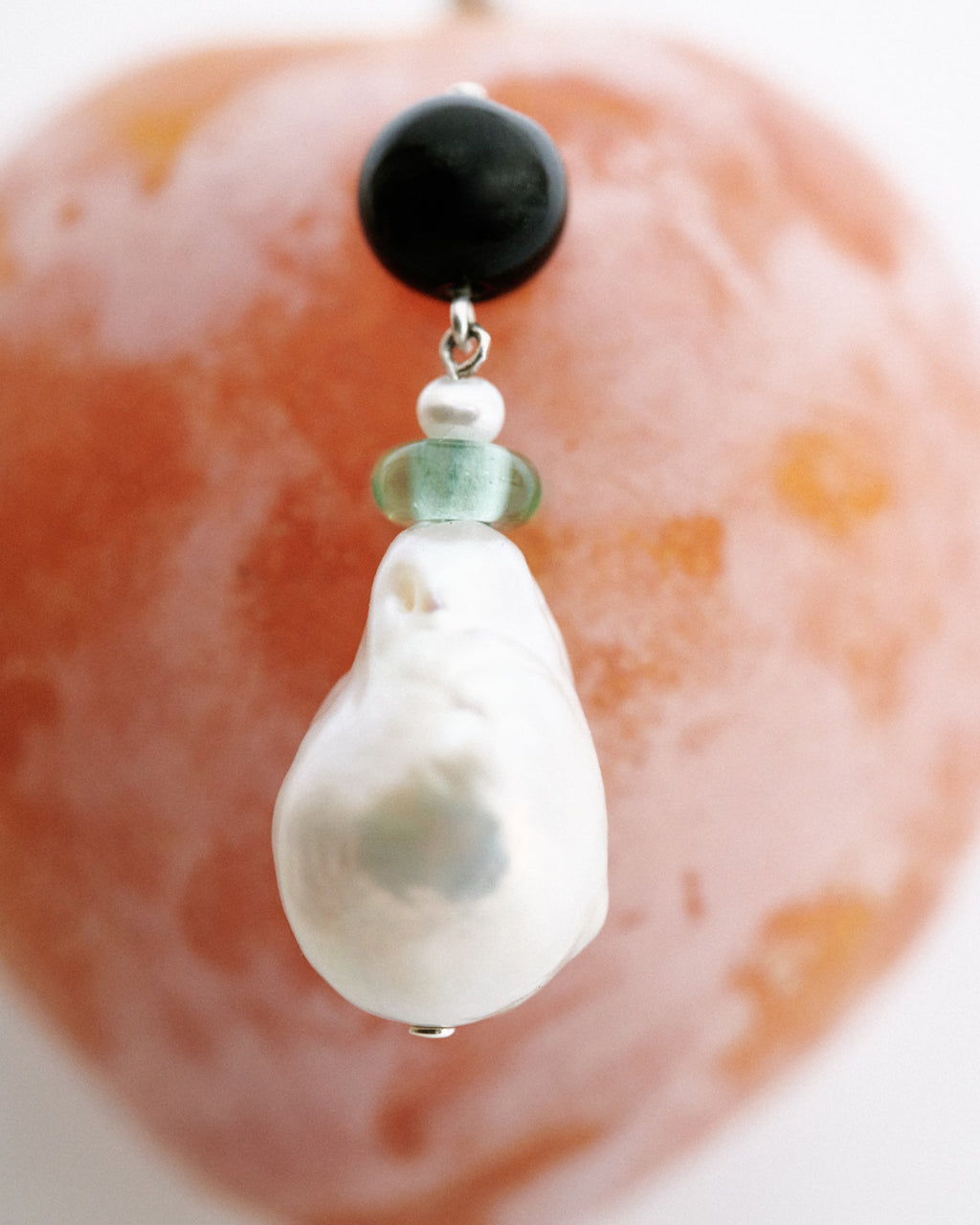 Peat Mismatched Drop Earrings
