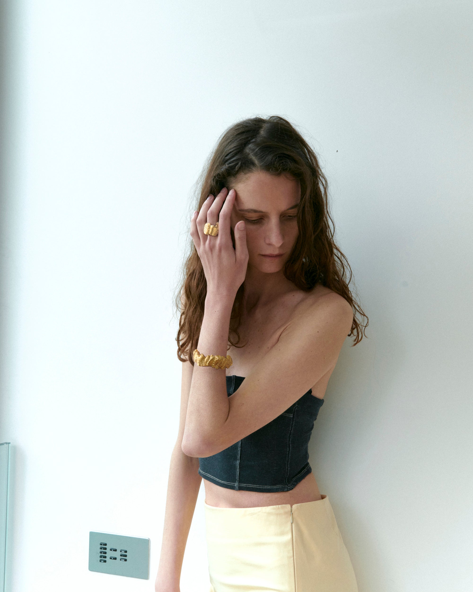 Buttercream (Or, the Icing on the Cake) 18K Gold-Plated Cuff