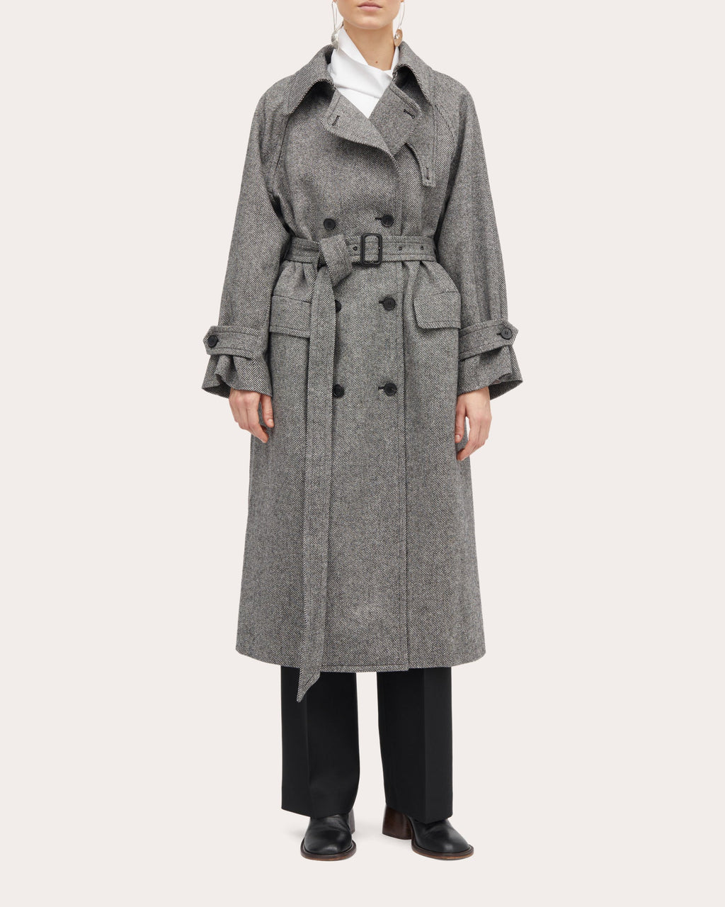 Constancia Wool-Twill Trench Coat