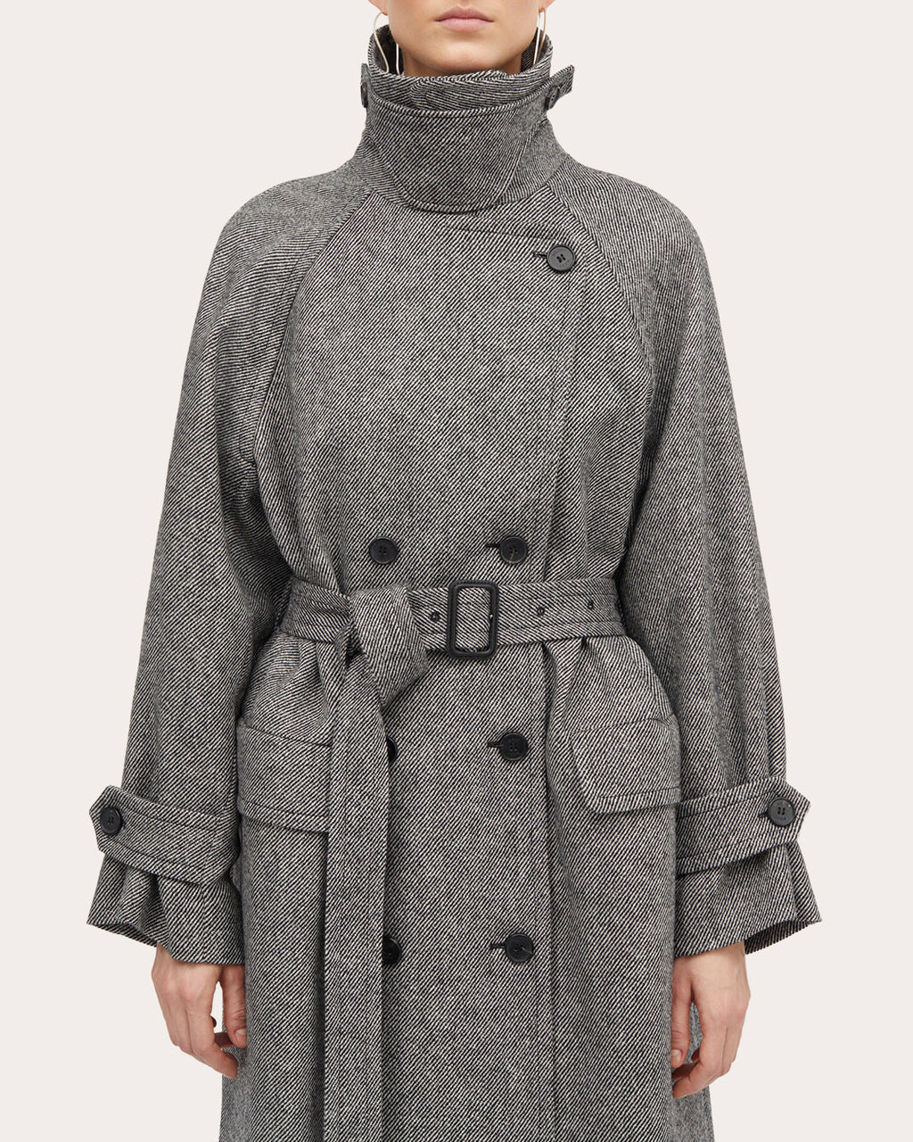 Constancia Wool-Twill Trench Coat