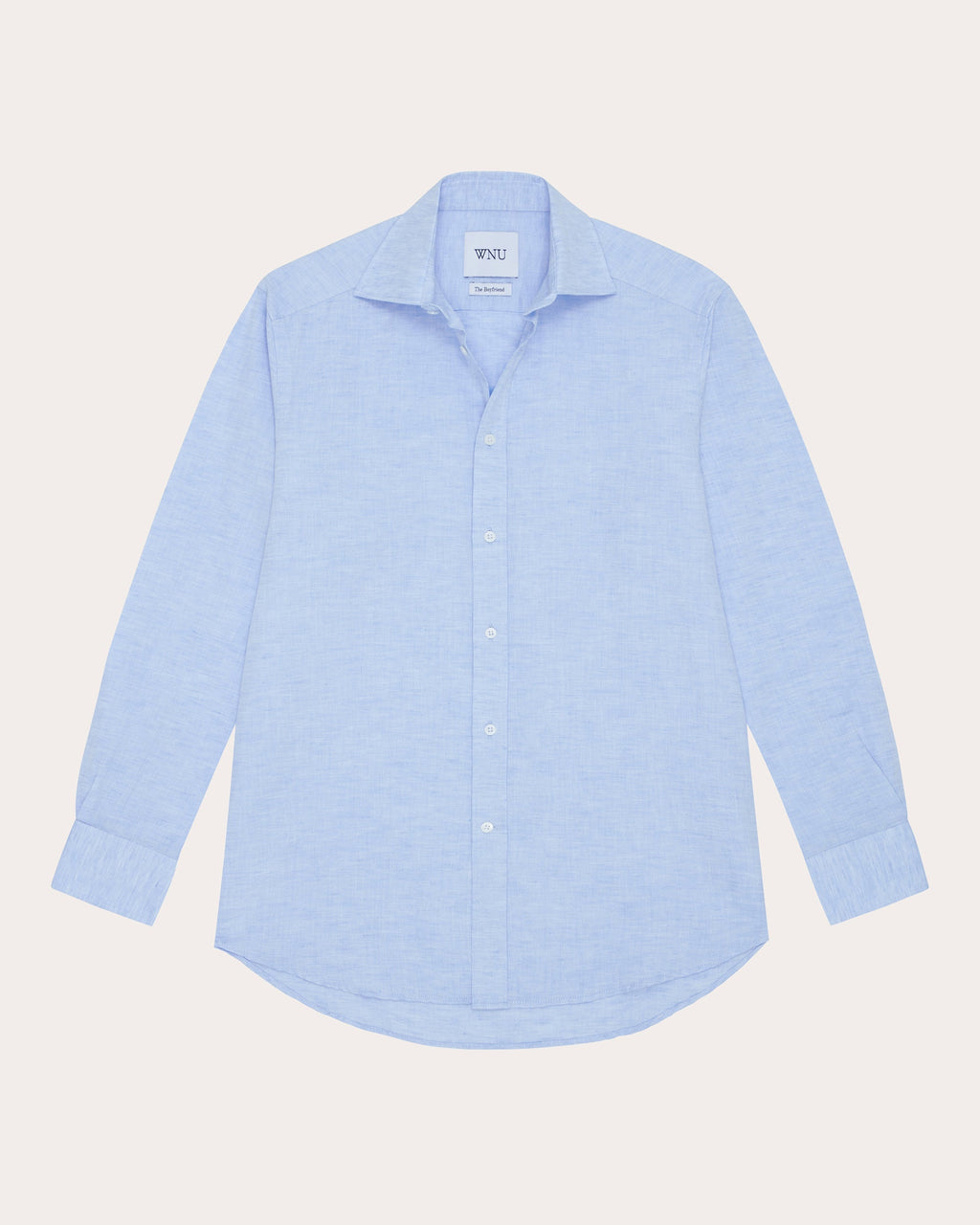 The Boyfriend Woven Linen-Cotton Button-Up