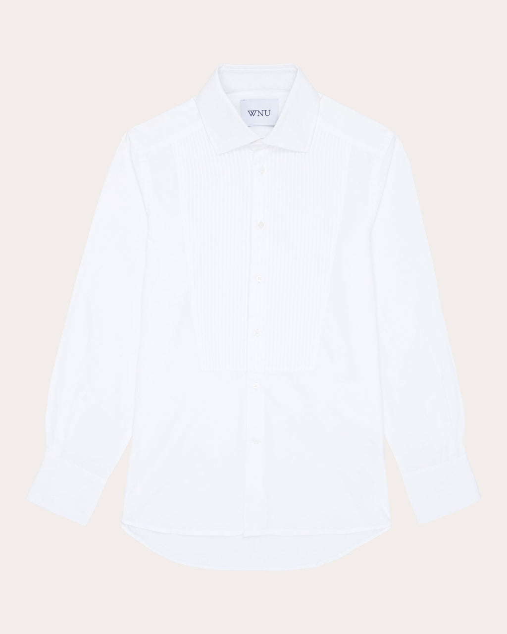 The Dress Cotton Poplin Pintucked Button-Up Shirt