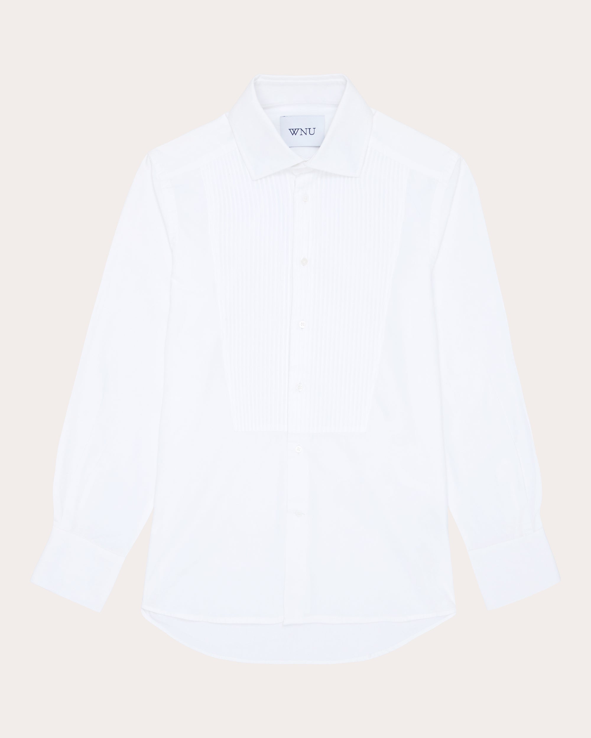 The Dress Cotton Poplin Pintucked Button-Up Shirt