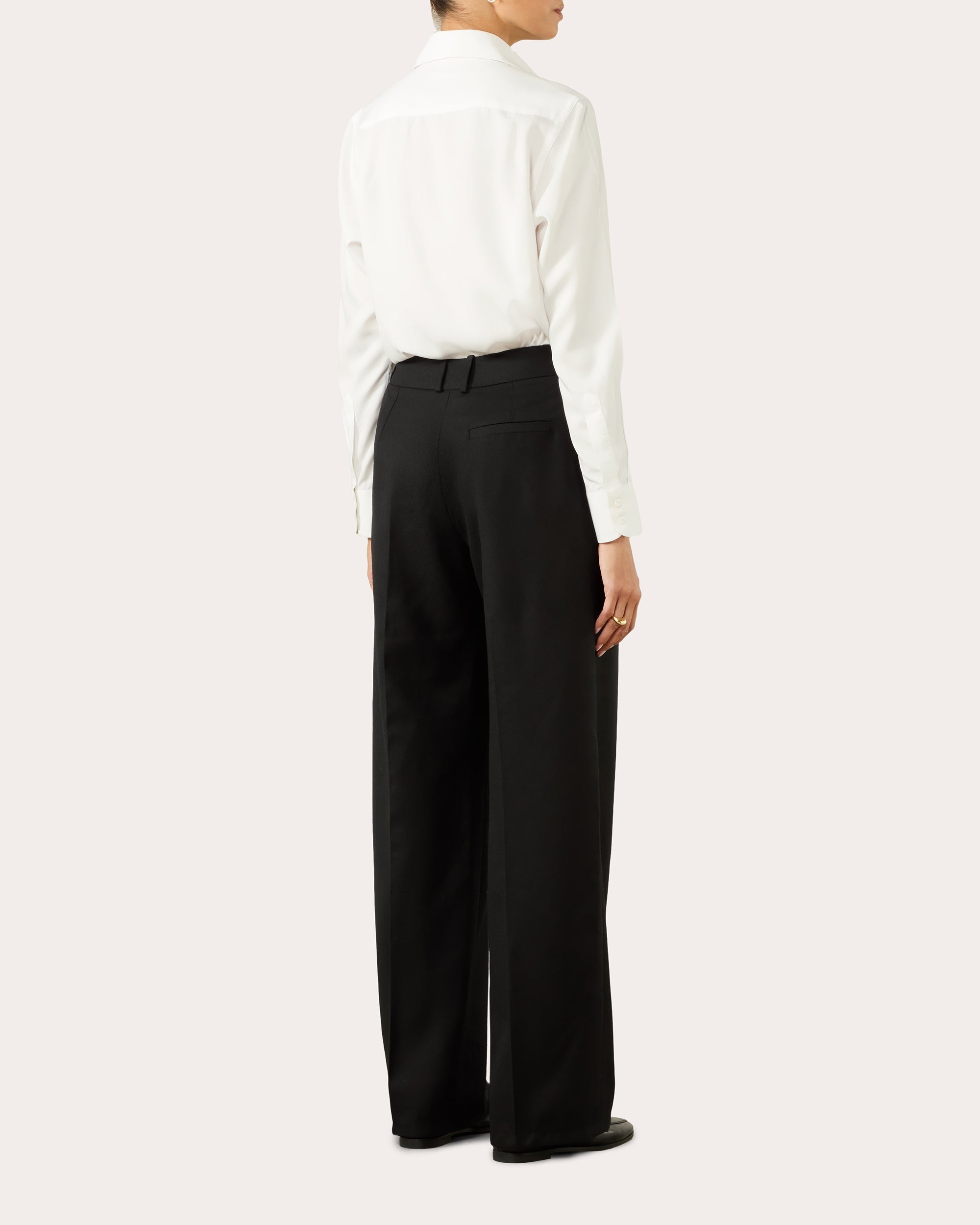 Rampling Wool Wide-Leg Trousers
