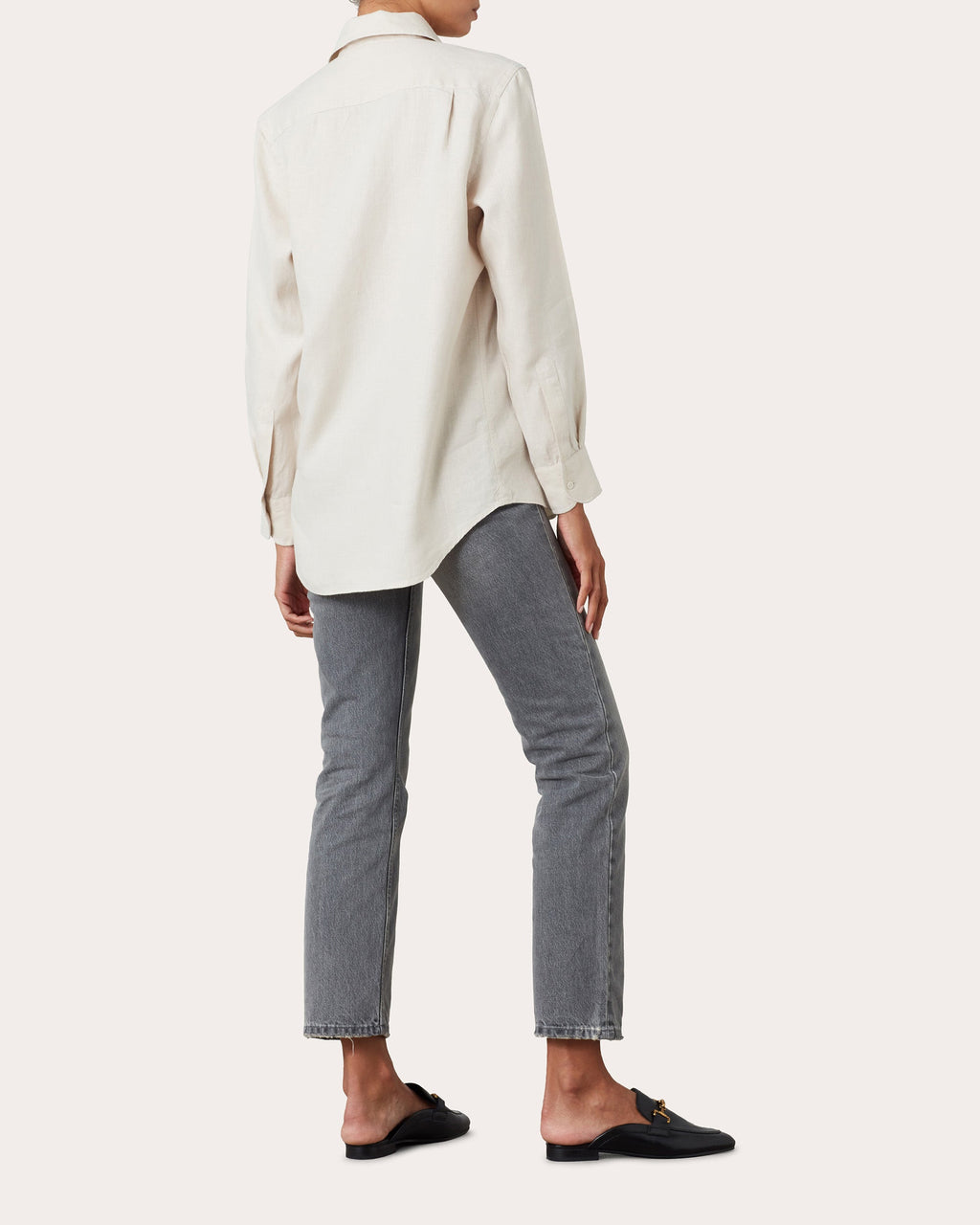 The Boyfriend Striped Hemp Shirt