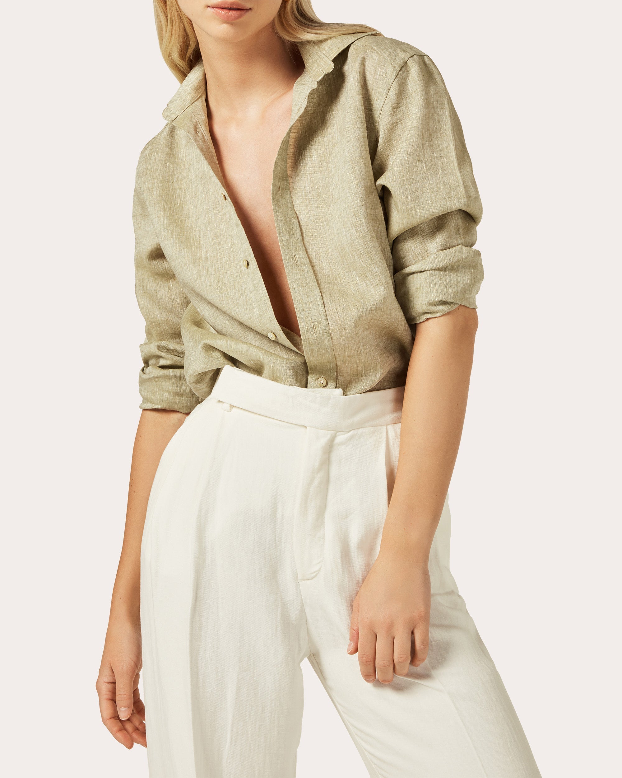 The Boyfriend Linen Shirt