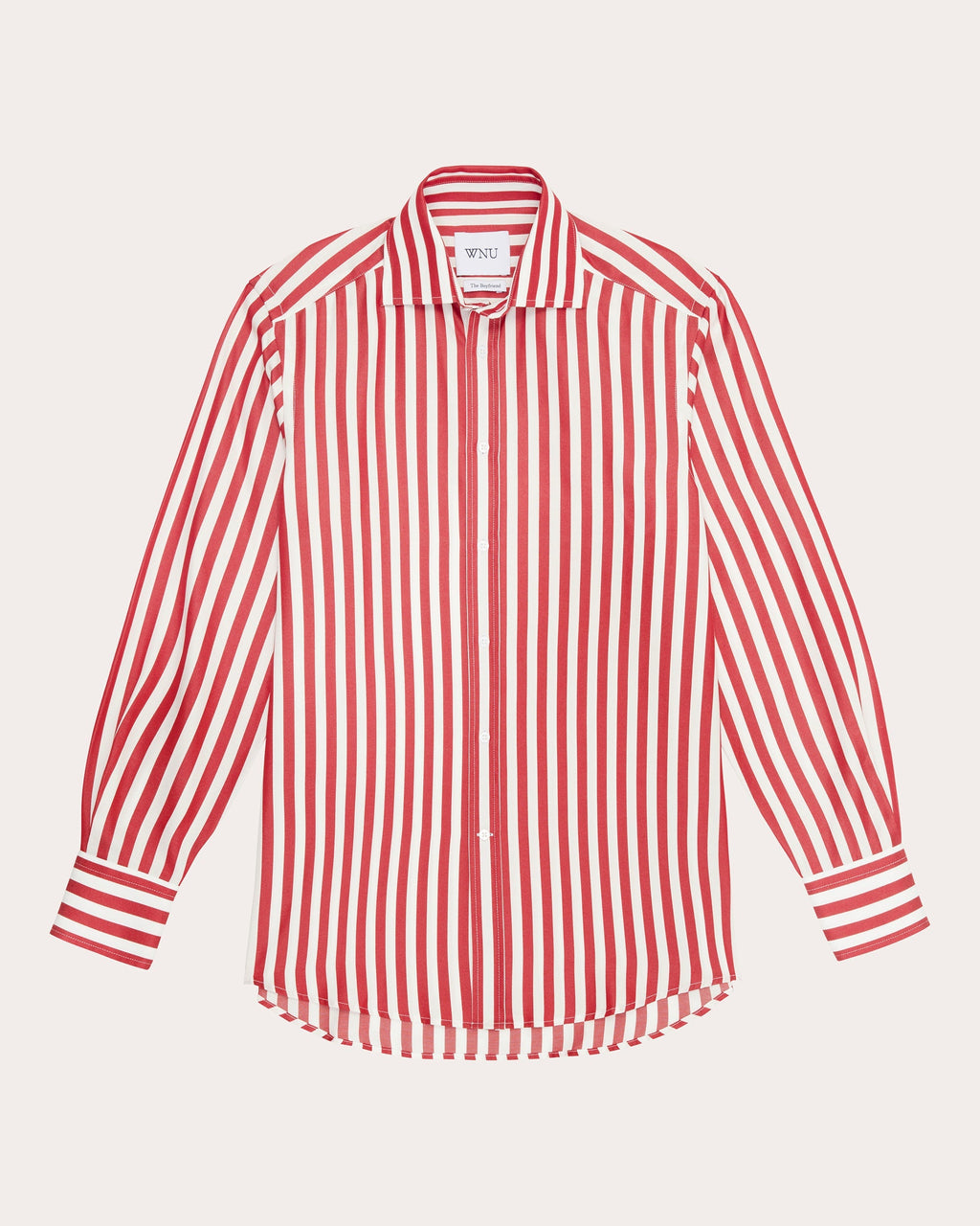 The Boyfriend Striped Tencel Shirt